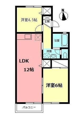 メゾンヴェールIIの物件間取画像